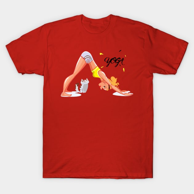 Yoga T-Shirt by Irczuk